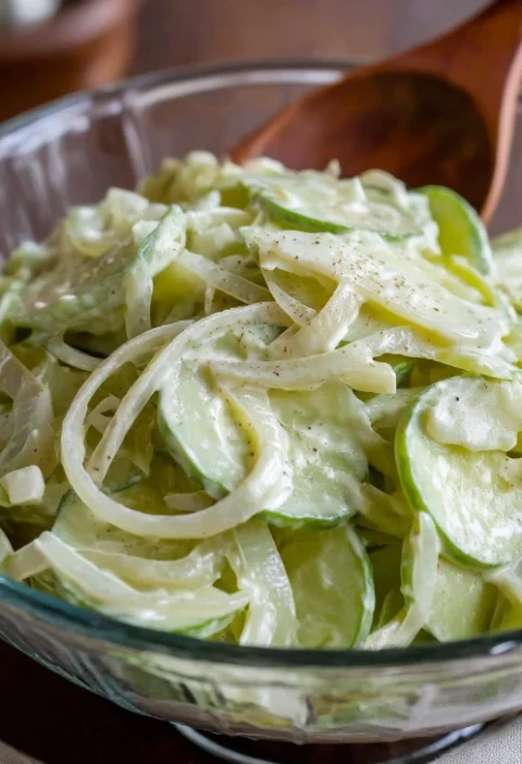 Creamy Cucumber Salad