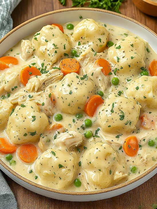 CrockPot Chicken and Dumplings