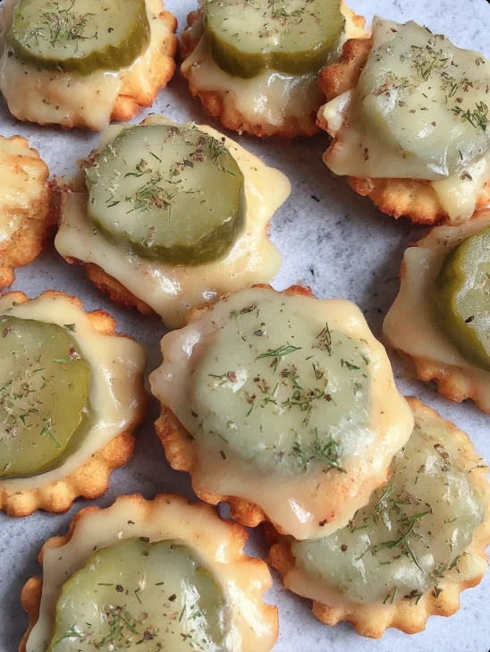 dill Pickle & cheese ritz bites
