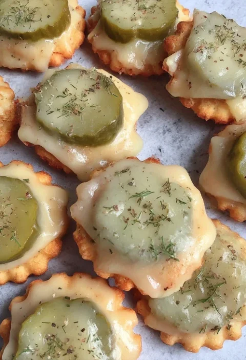 Dill Pickle Cheese Ritz Bites