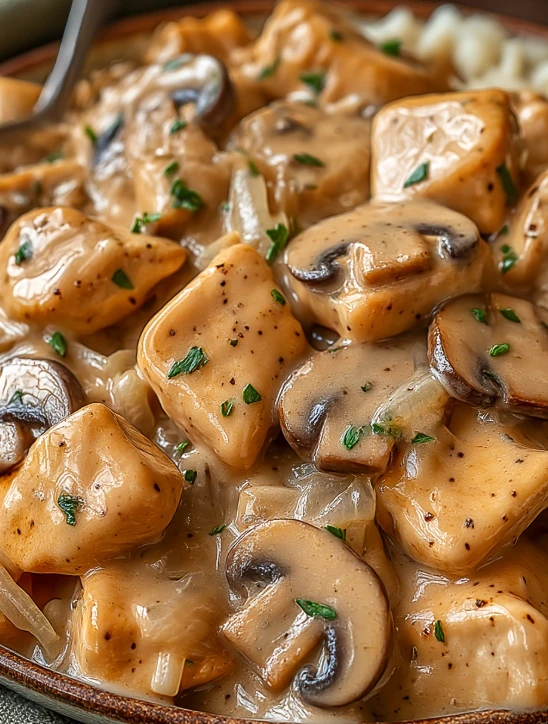 Easy Chicken Stroganoff
