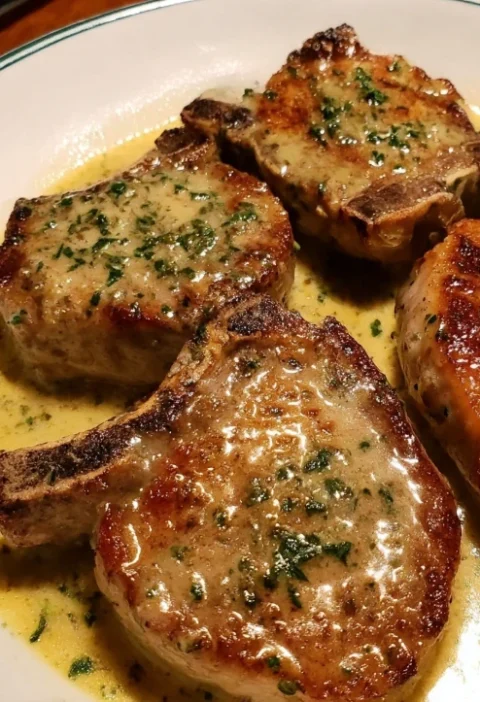 Garlic Butter Juicy Pork Chops