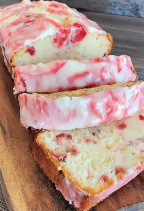 Homemade Strawberry Cream Cheese Pound Cake