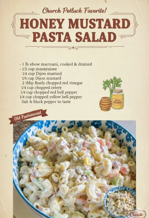 Honey Mustard Pasta Salad