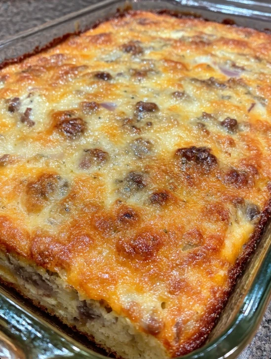 Impossible Cheeseburger Pie