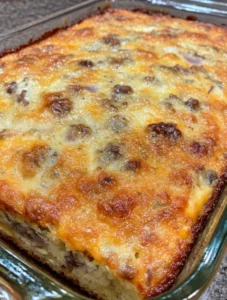 Impossible Cheeseburger Pie