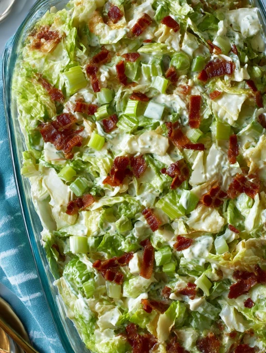 Make-Ahead Salad Casserole