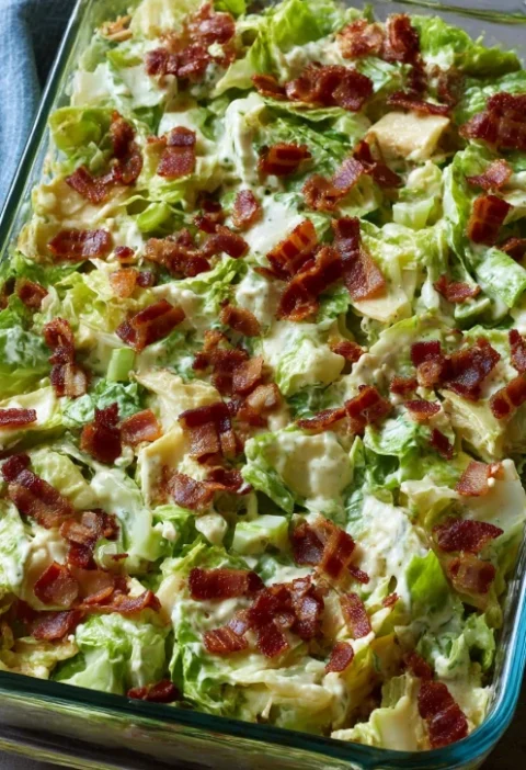 Makeahead Salad Casserole