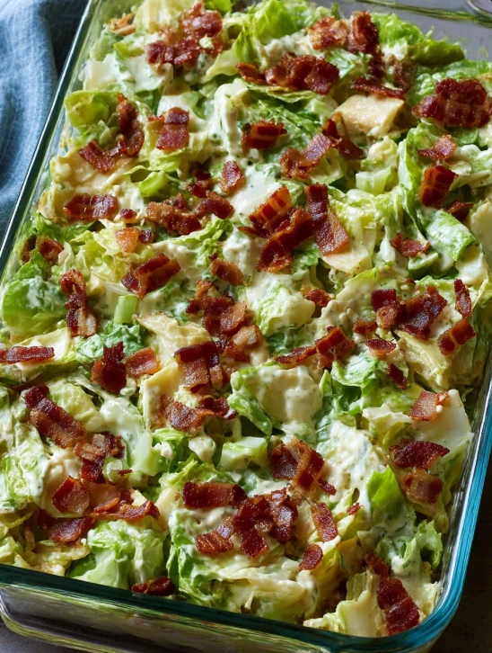 Makeahead Salad Casserole