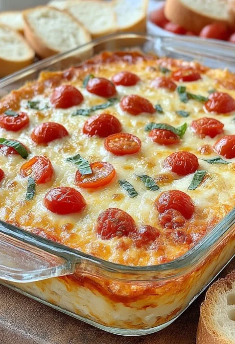 Margherita Pizza Dip
