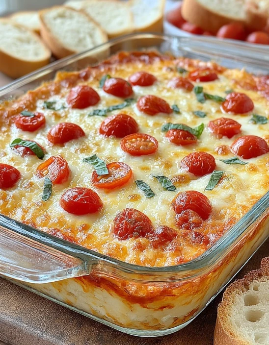 Margherita Pizza Dip
