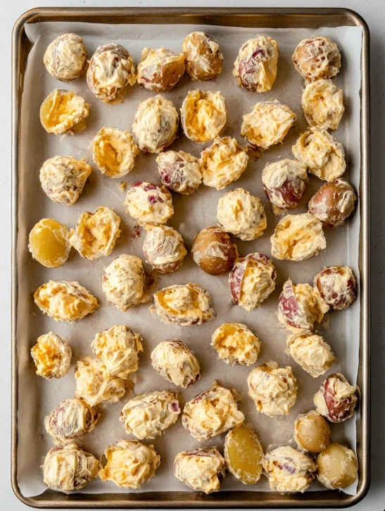 Mayonnaise Roasted Potatoes