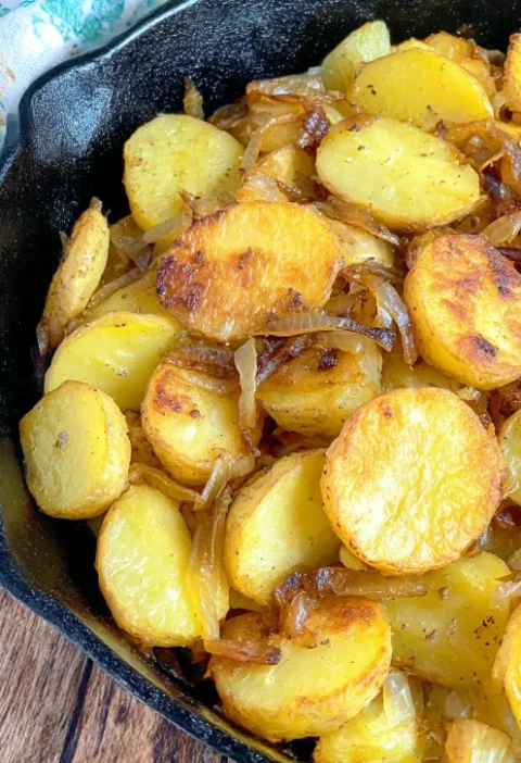 Moms Fried Potatoes Onions