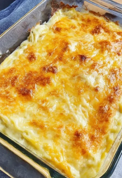 New Orleans Baked Mac Cheese