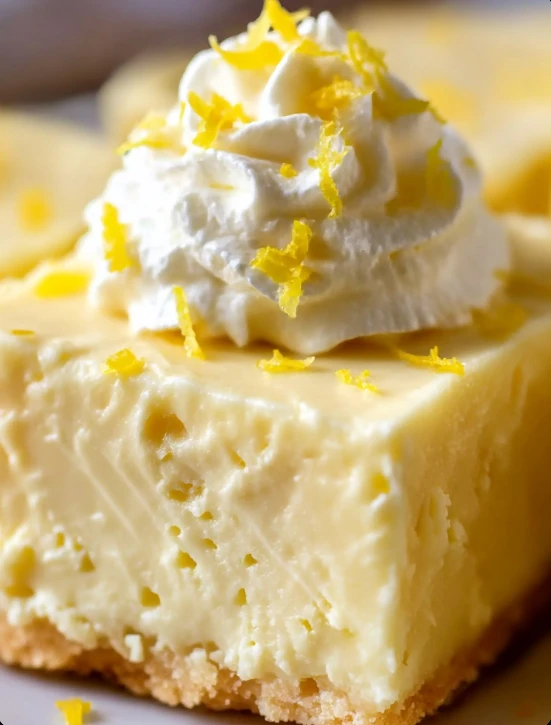 No-Bake Lemon Cheesecake Bars