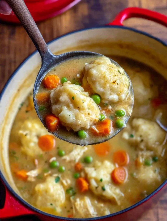 Oldfashioned Chicken Dumplings