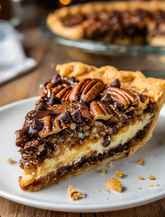 Oldfashioned Cream Cheese Pecan Pie