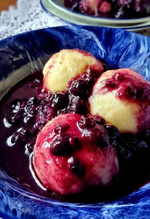 Oldfashioned Family Blackberry Dumplings