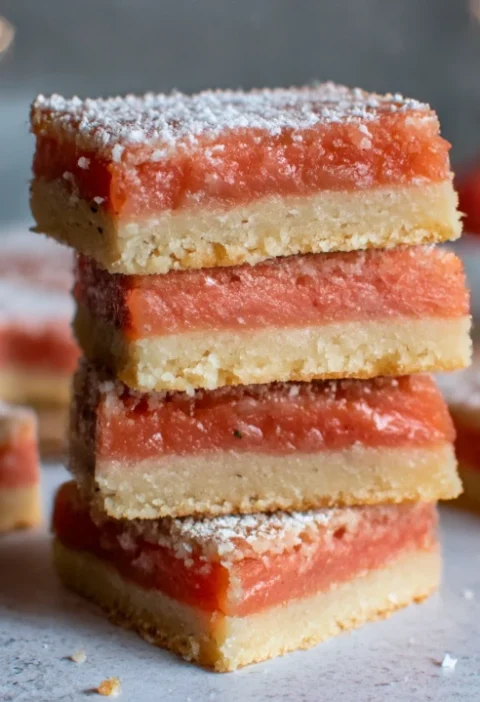 Oldfashioned Family Strawberry Lemon Bars