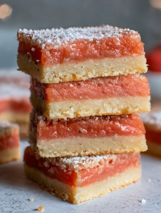 Oldfashioned Family Strawberry Lemon Bars