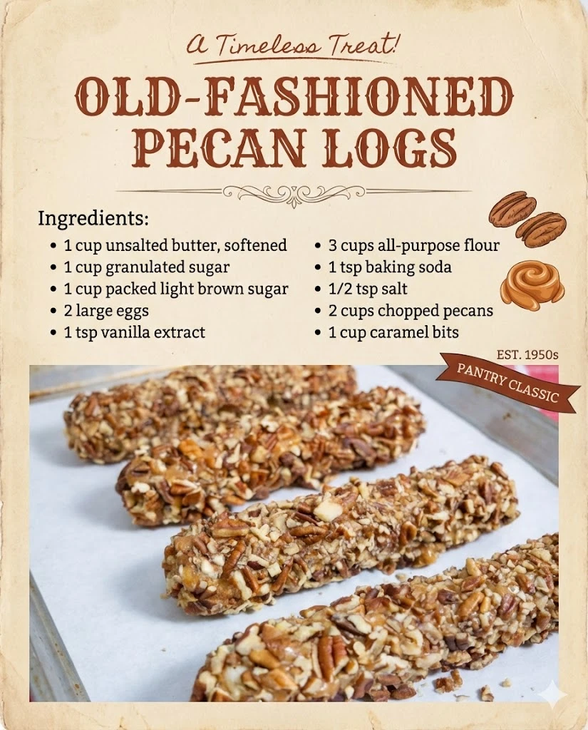 Old-Fashioned Pecan Logs