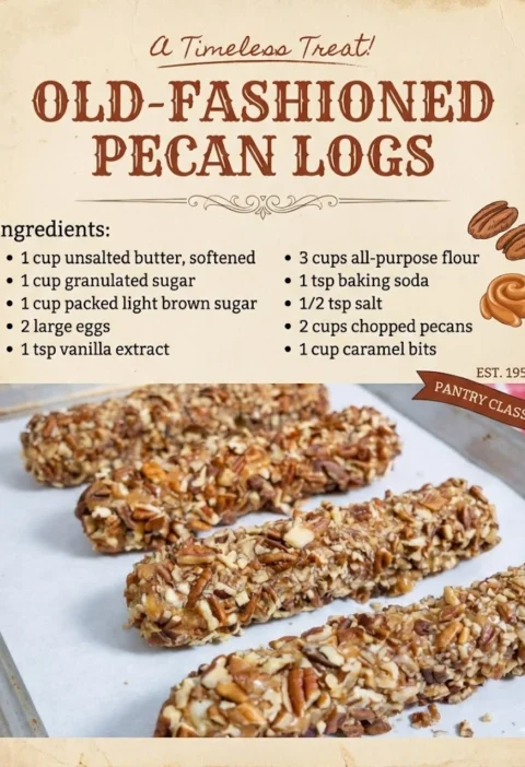 Oldfashioned Pecan Logs