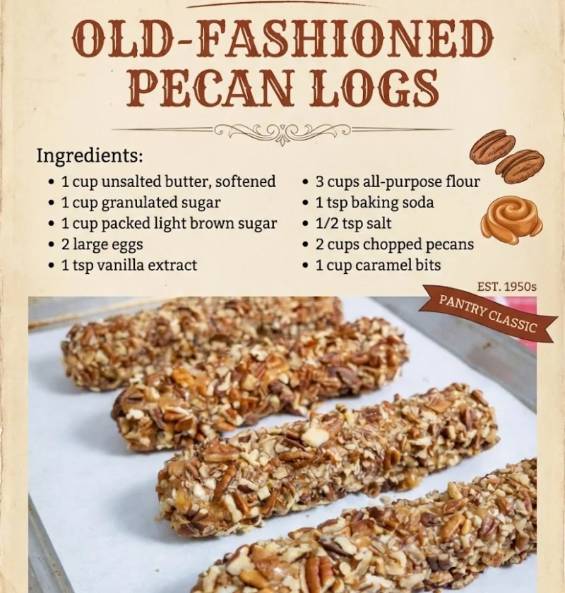 Oldfashioned Pecan Logs