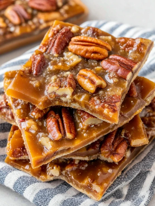 Old-Fashioned Pecan Pie Bark