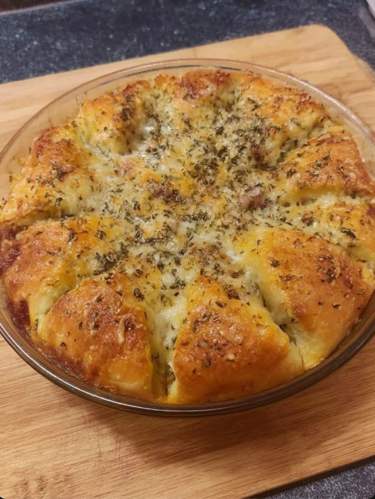 Retro Bakery Style Italian Crescent Casserole