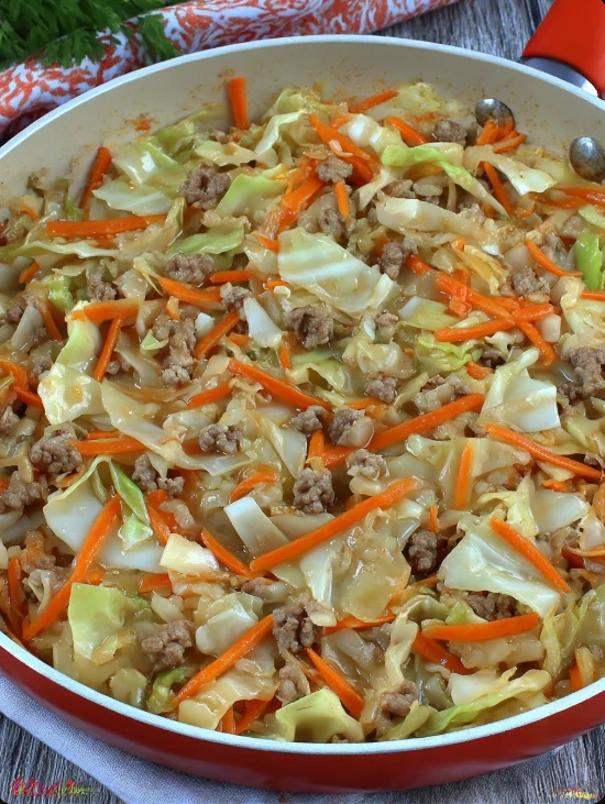 Retro Kitchen Style Egg Roll Stirfry