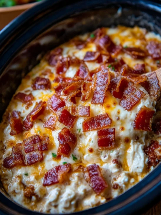 Slow Cooker 3-Ingredient Crack Chicken