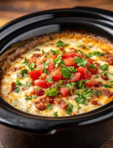 Slow Cooker 3-Ingredient Queso Dip