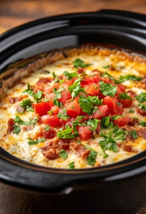Slow Cooker 3ingredient Queso Dip