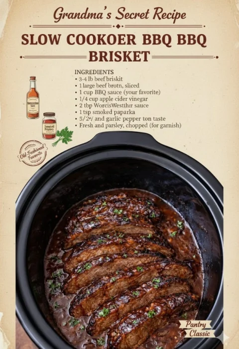 Slow Cooker Bbq Brisket