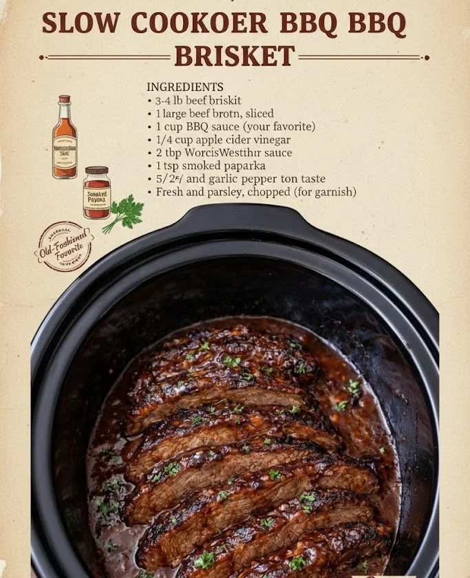 Slow Cooker Bbq Brisket