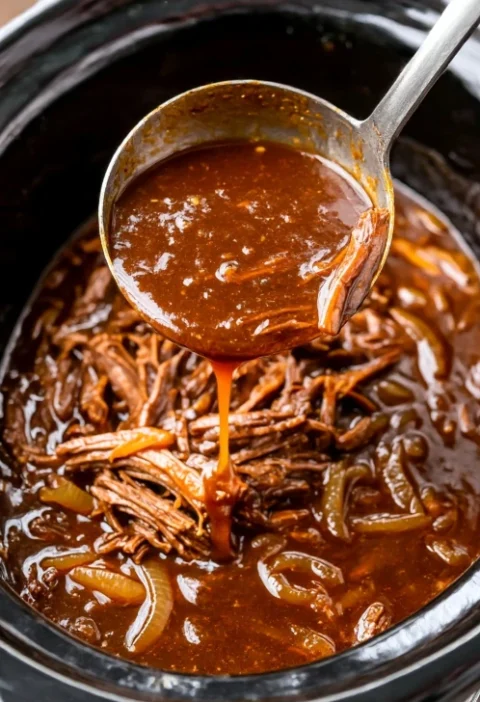 Slow Cooker French Onion Chuck Roast