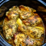 Slow Cooker 3 Ingredient Pineapple Dump Cake