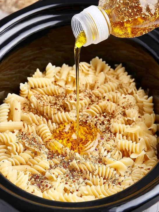 Slow Cooker Italian Tomato Pasta