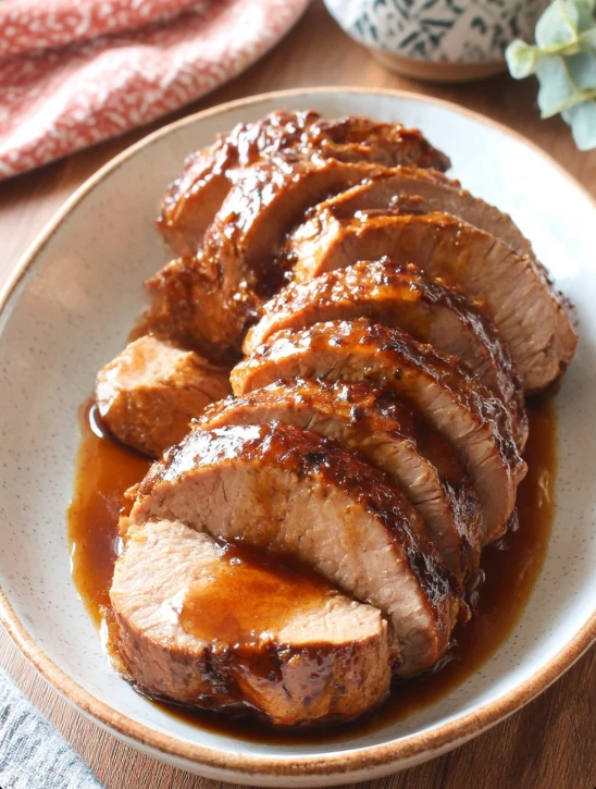Slow Cooker Pork Tenderloin