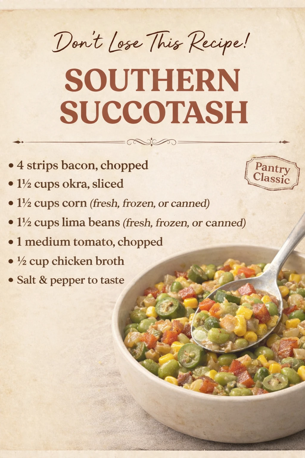 Southern Succotash
