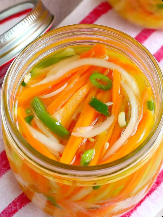 Spicy Southern Pickled Carrots