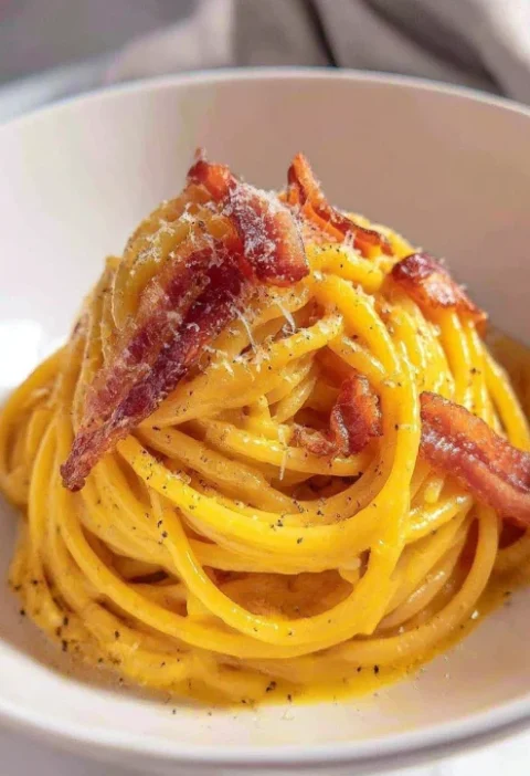 Warm Sundaystyle Spaghetti Alla Carbonara