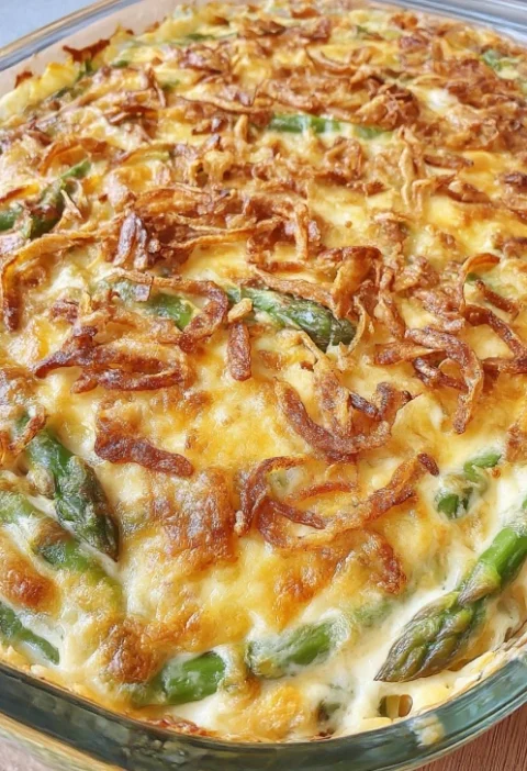 Warm Sundaystyle Asparagus Casserole
