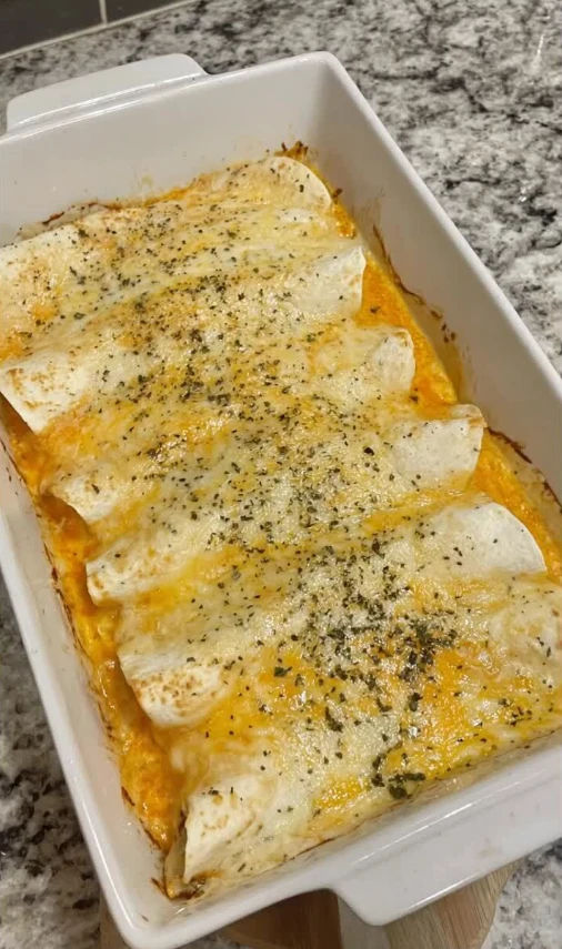 White Chicken Enchiladas