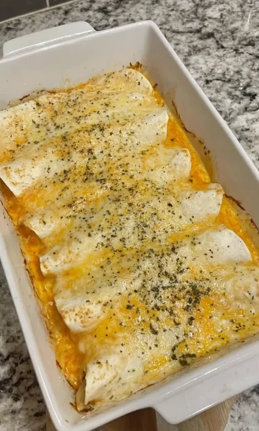 White Chicken Enchiladas