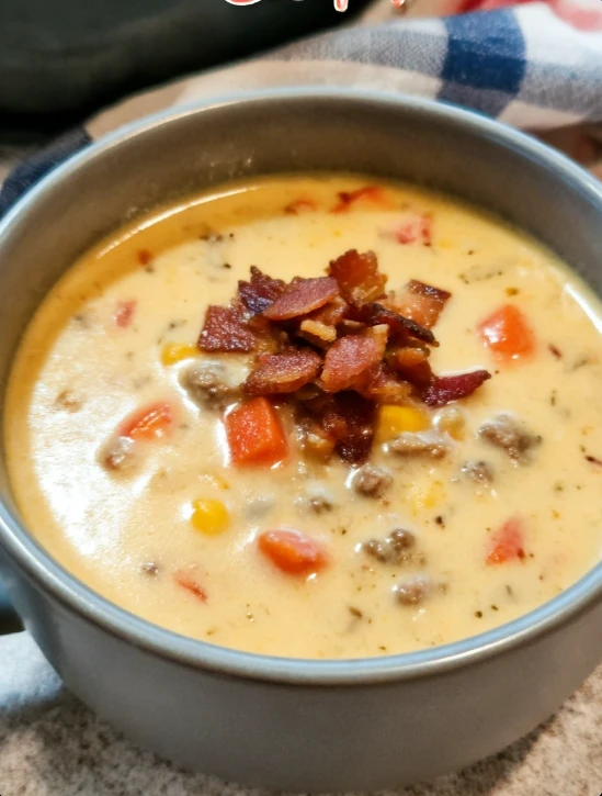 Winter Comfort Moms Cheesy Cowboy Soup