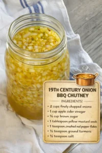19th Century Onion BBQ Chutney