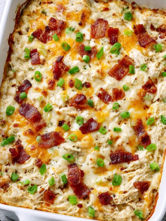 3-Ingredient Baked Crack Chicken