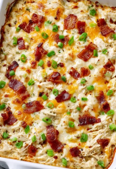 3ingredient Baked Crack Chicken