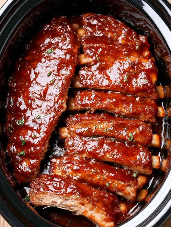 3-Ingredient Slow Cooker Baby Back Ribs